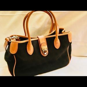 Dooney & Bourke Handbag with Leather Accents